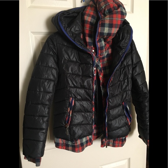 Jackets & Blazers - Flannel lined puffer coat